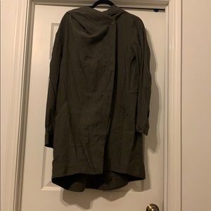 NWT Drapey Olive Utility Jacket